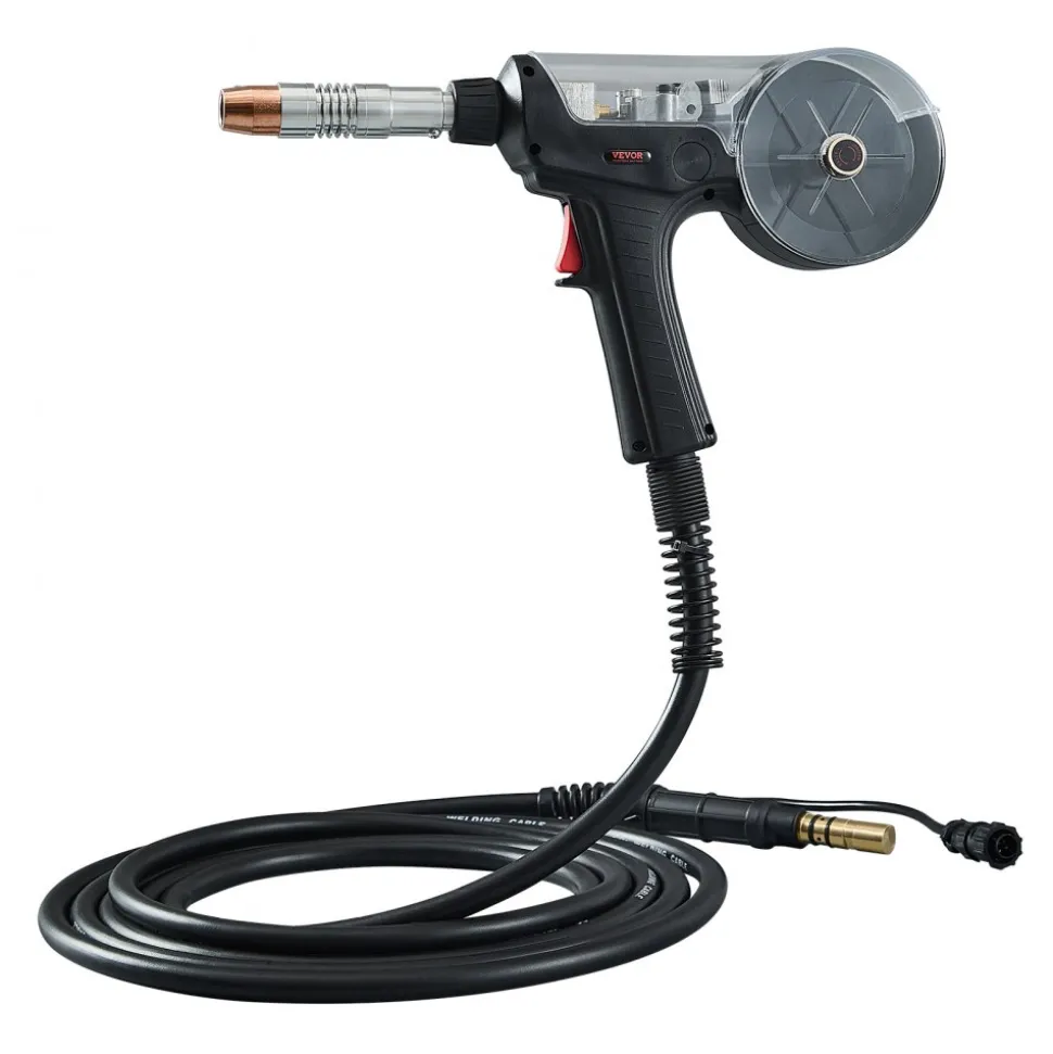 VEVOR 200Amp Spool Gun with 20FT Cable, Compatible with Hobart lronMan 240 Mig Welders, Suitable for 0.030" and 0.035" Flux Core/Solid/Aluminum Welding Wires