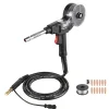 VEVOR 135Amp Spool Gun with 10FT Cable, Replacement for Miller Spoolmate 100 - with 11PCS Mig Welding Contact Tips & ER4043 0.035" Aluminum Mig Welding Wire