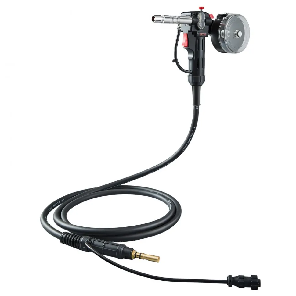 VEVOR 100Amp Spool Gun with 10FT Cable, Compatible with Hobart Handler 210 MVP Mig Welders, Suitable for 0.023", 0.030" and 0.035" Flux Core/Solid/Aluminum Welding Wires