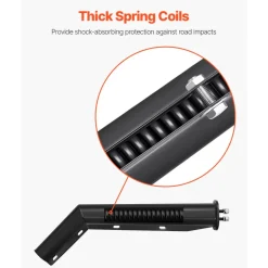 VEVOR Angled Spring Loaded Mud Flap Hangers, 1-1/8