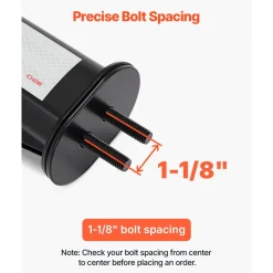 VEVOR Angled Spring Loaded Mud Flap Hangers, 1-1/8