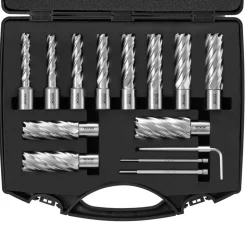 VEVOR Annular Cutter Set, 6 pcs Weldon Shank Mag Drill Bits, 1/2