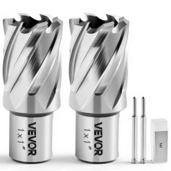 VEVOR Annular Cutter Set, 4 pcs Weldon Shank Mag Drill Bits Kit, 1