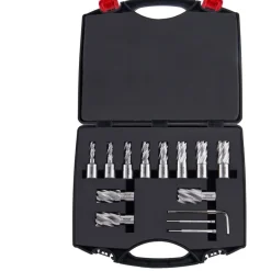 VEVOR Annular Cutter Set, 13 pcs Weldon Shank Mag Drill Bits, 7/16