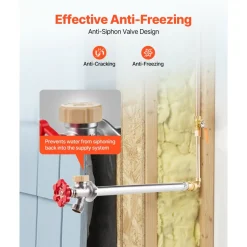 VEVOR Anti-Siphon Frost-Proof Sillcock, 12
