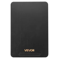 VEVOR Appliance Slider, Large 16 x 12-inch, Rolling Sliding Tray with Silent Rubber Wheels & Hollow Handle, Easy to Clean, Appliance Rolling Tray for Coffee Maker, Kitchen Countertop, Black