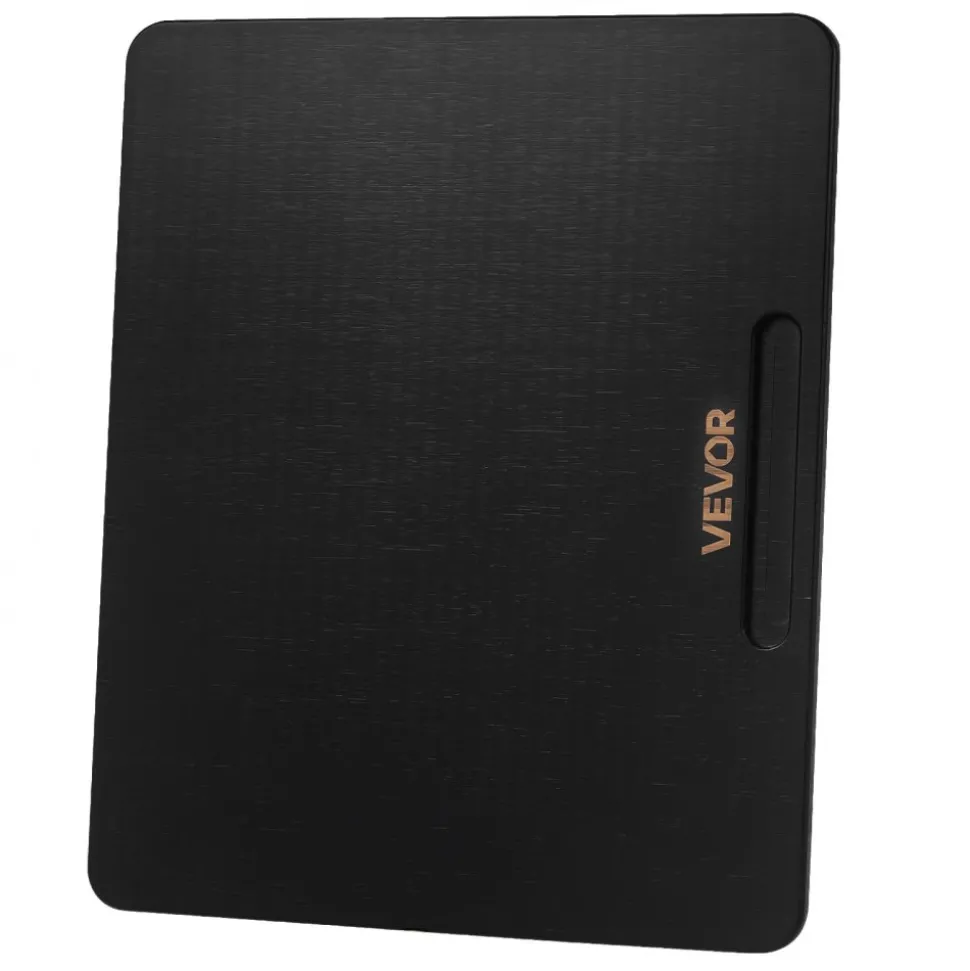 VEVOR Appliance Slider, Medium 13 x 16-inch, Rolling Sliding Tray with Silent Rubber Wheels & Hollow Handle, Easy to Clean, Appliance Rolling Tray for Coffee Maker, Kitchen Countertop, Black