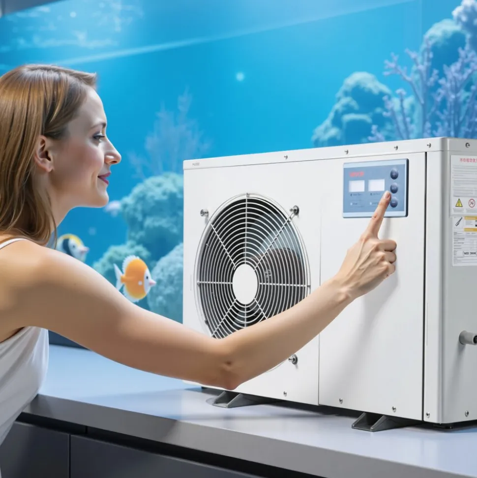 VEVOR Aquarium Chiller 150 Gallon, 1/2 HP Water Chiller for Hydroponics, Fast Cooling for Fish Tank,Axolotl,Coral Reef,Quiet Refrigeration Compressor, Titanium Evaporator,Complete Fittings