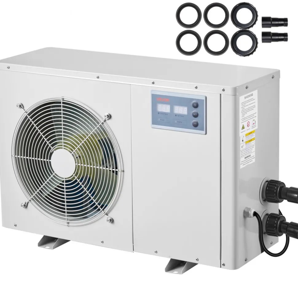 VEVOR Aquarium Chiller 150 Gallon, 1/2 HP Water Chiller for Hydroponics, Fast Cooling for Fish Tank,Axolotl,Coral Reef,Quiet Refrigeration Compressor, Titanium Evaporator,Complete Fittings