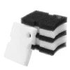 VEVOR Aquarium Filter Media Pads, 6 PCS Replacement with Impeller for AQ500, Canister Floss Replacement for Fish Tank, Zirconia Impeller Shaft, 3 Black Polyurethane Foam & 3 White Polyester Fiber Pads