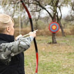 VEVOR Archery Target, 5 Layers 20" Arrow Target, Traditional Solid Straw Round Archery Target Shooting Bow, Hand-Made Arrows Target, Coloured Rope Target for Backyard Outdoor Hunting Shooting Practice
