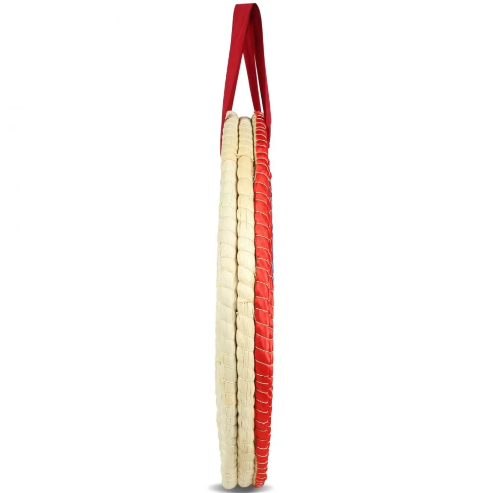 VEVOR Archery Target, 3 Layers 20" Arrow Target, Traditional Solid Straw Round Archery Target Shooting Bow, Hand-Made Arrows Target, Coloured Rope Target for Backyard Outdoor Hunting Shooting Practice