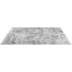 VEVOR Area Rug, 9 x 12 ft Large Washable Boho Rug, Non-Slip and Tear-Resistant Soft Carpet, Pet & Child Friendly Bohemian Area Rugs, Indoor Mat for Bedroom, Living Room, Kids Room, Office, Gray