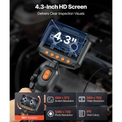 VEVOR Articulating Borescope with 0.15