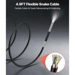 VEVOR Articulating Borescope with 0.15