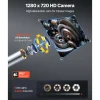 VEVOR Articulating Borescope with 0.15" Ultra Slim Lens, Two-Way Articulated Endoscope with Light, 5" HD IPS Screen, 8X Zoom, 5000mAh Inspection Camera for Auto, Tight Mechanical Spaces (4.9FT Cable)
