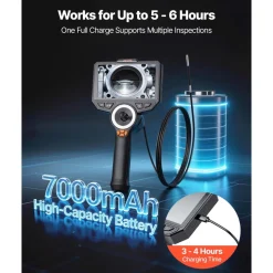 VEVOR Articulating Borescope with 0.15