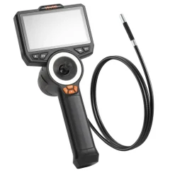 VEVOR Articulating Endoscope with Light, 4-Way 360° Articulated Borescope, 0.24