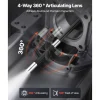 VEVOR Articulating Endoscope with Light, 4-Way 360° Articulated Borescope Camera, 0.24" Slim Lens 1920 x 1080, 6" HD IPS Screen, 7000mAh Battery, IP67 Waterproof for Automotive & Mechanical Inspection