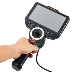 VEVOR Articulating Endoscope with Light, 4-Way 360° Articulated Borescope Camera, 0.24