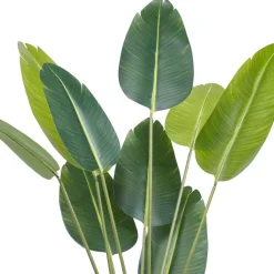VEVOR Artificial Birds Of Paradise Tree, 5 FT Tall Faux Plant, PE Material & Anti-Tip Tilt Protection Low-Maintenance Plant, Lifelike Green Fake Tree for Home Office Warehouse Decor Indoor Outdoor