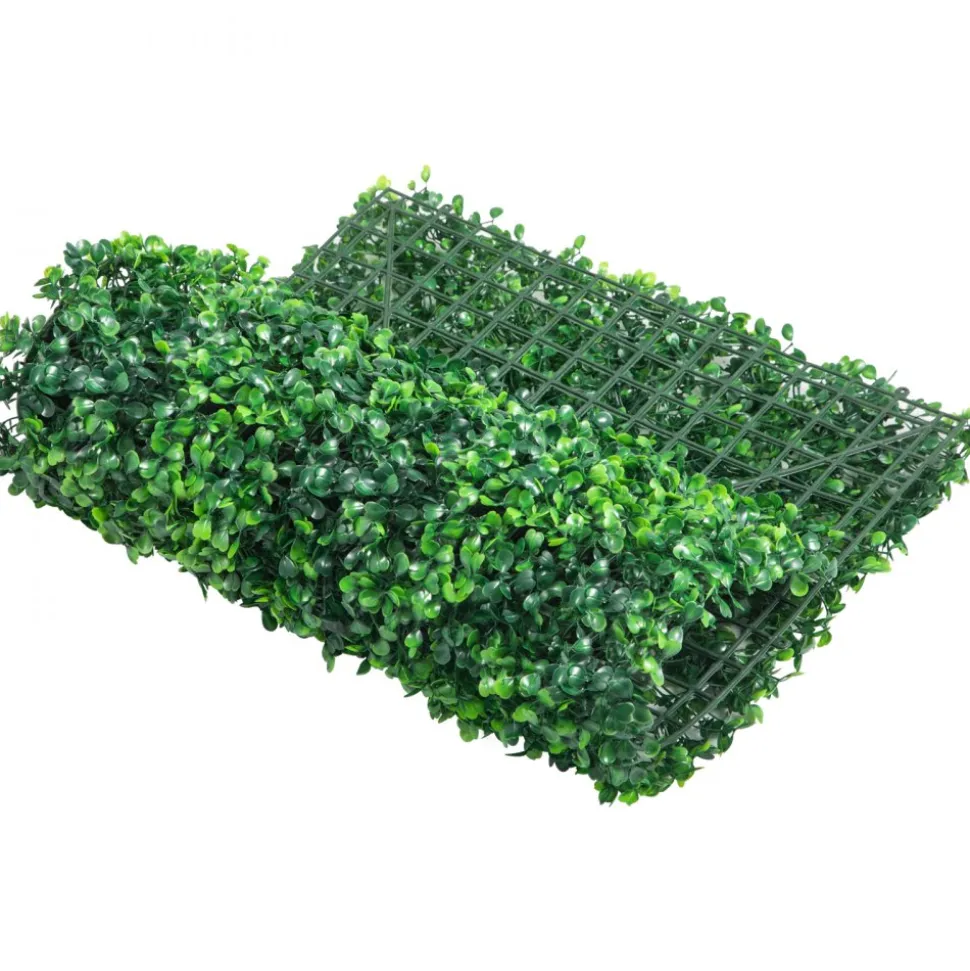 VEVOR Artificial Boxwood Panel UV 24pcs Boxwood Hedge Wall Panels Artificial Grass Backdrop Wall 24" X 16" 4 cm Green Grass Wall, Fake Hedge for Decor Privacy Fence Indoor, Outdoor Garden Backyard