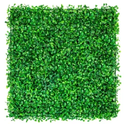 VEVOR Artificial Boxwood Panel UV 24pcs Boxwood Hedge Wall Panels Artificial Grass Backdrop Wall 10