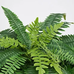 VEVOR Artificial Ferns, 48 Inch Fake Boston Fern Bush Plant with 67 Fronds, Faux Greenery for Indoor/Outdoor Decor, Silk & LDPE, Suitable for Home Porch Garden Office Living Room Planter, Set of 2