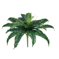 VEVOR Artificial Ferns 2 Pcs, Natural Spread Diameter 31-34 Inch, Large Hanging Artificial Boston Ferns, Fake Plant Wall Decor with 30 Branches, Faux Fern for Home and Office (Flowerpot Unincluded)