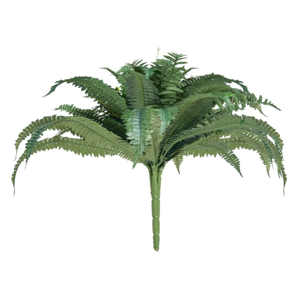 VEVOR Artificial Ferns 2 Pcs, Natural Spread Diameter 43-47 Inch, Large Hanging Artificial Boston Ferns, Fake Plant Wall Decor with 50 Branches, Faux Fern for Home and Office (Flowerpot Unincluded)