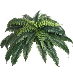 VEVOR Artificial Ferns 2 Pcs, Natural Spread Diameter 35-39 Inch, Large Hanging Artificial Boston Ferns, Fake Plant Wall Decor with 35 Branches, Faux Fern for Home and Office (Flowerpot Unincluded)