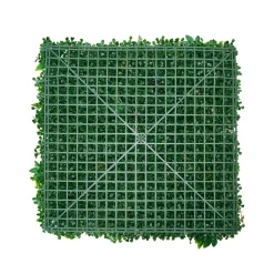 VEVOR Artificial Grass Wall Panels, 12 PCS 20 x 20 inch, 3D Combination Greenery Boxwood  Panel for Indoor Outdoor Green Decor & Ivy Fence Covering, Privacy Backdrop Wall Hedge Screen for Garden
