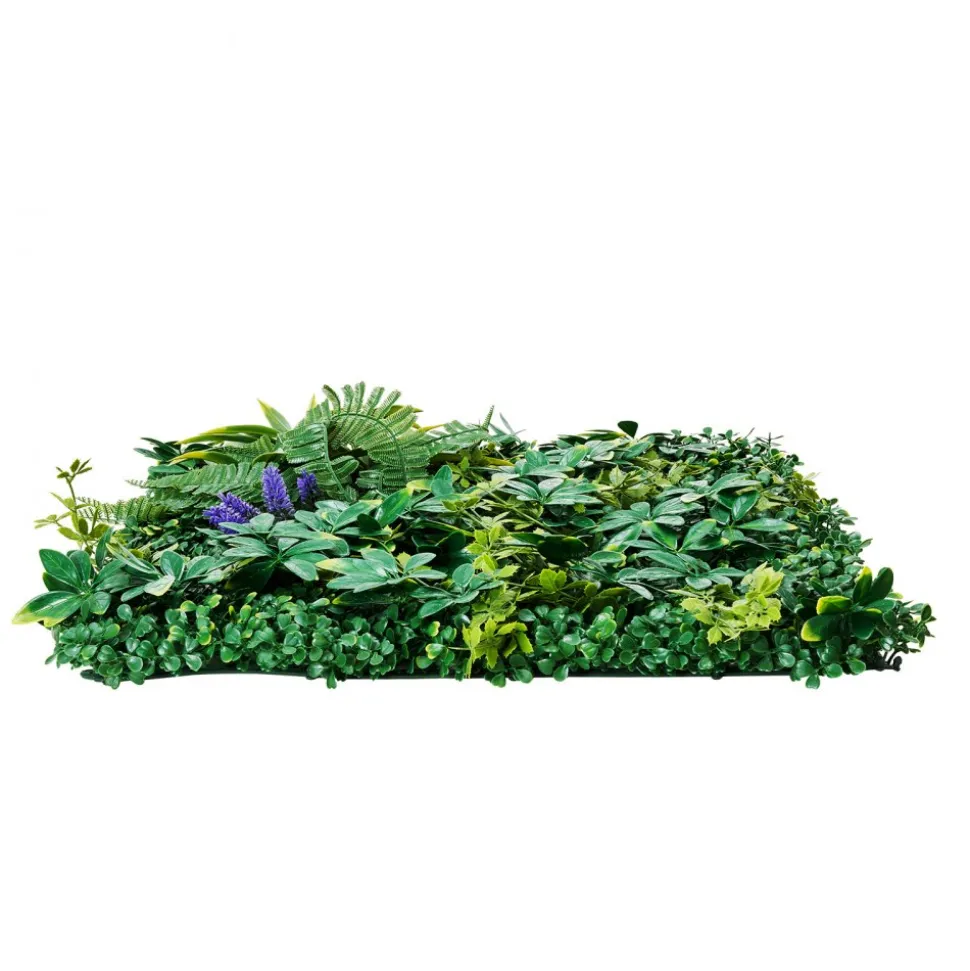 VEVOR Artificial Grass Wall Panels, 8 PCS 20 x 20 inch, 3D Combination Greenery Boxwood Panel for Indoor Outdoor Green Decor & Ivy Fence Covering, Privacy Backdrop Wall Hedge Screen for Garden