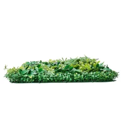 VEVOR Artificial Grass Wall Panels, 8 PCS 20 x 20 inch, 3D Combination Greenery Boxwood Panel for Indoor Outdoor Green Decor & Ivy Fence Covering, Privacy Backdrop Wall Hedge Screen for Garden