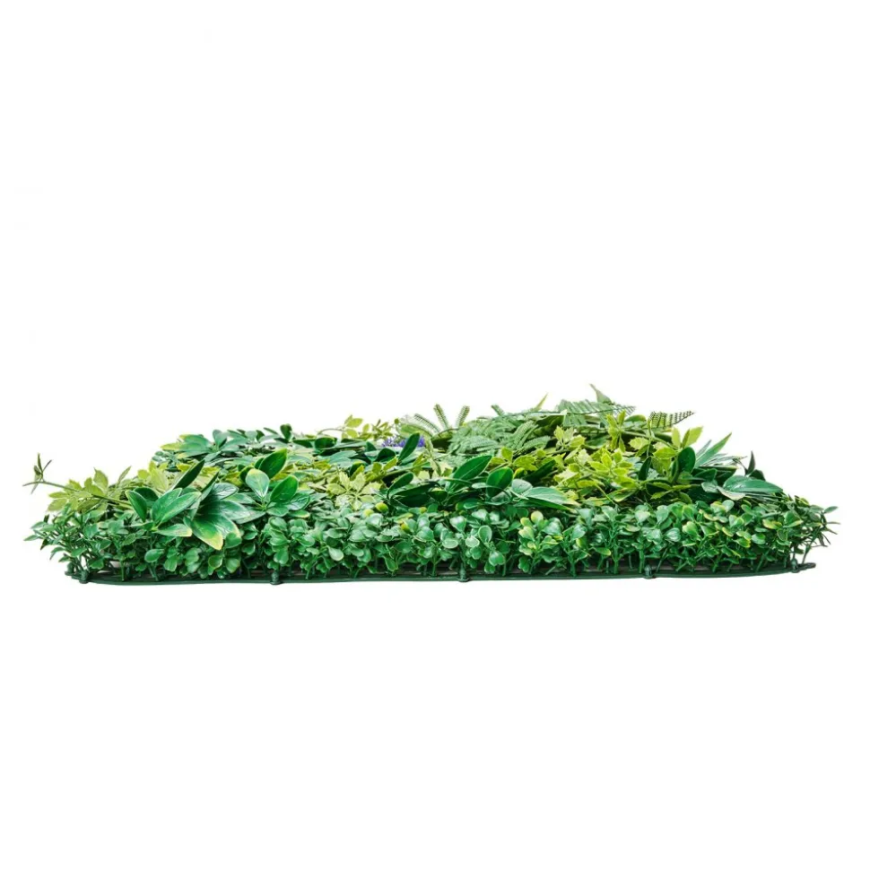VEVOR Artificial Grass Wall Panels, 8 PCS 20 x 20 inch, 3D Combination Greenery Boxwood Panel for Indoor Outdoor Green Decor & Ivy Fence Covering, Privacy Backdrop Wall Hedge Screen for Garden