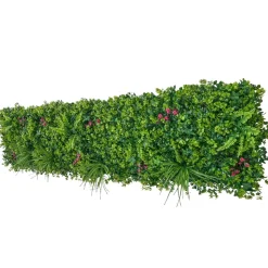 VEVOR Artificial Plant Wall, 12PCS 20 x 20 in Artificial Boxwood Panels, Greenery Backdrop Privacy Hedge Fence with Sun Protection, Fake Grass Wall Screen for Wedding, Indoor, Outdoor Garden, Backyard