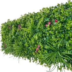 VEVOR Artificial Plant Wall, 12PCS 20 x 20 in Artificial Boxwood Panels, Greenery Backdrop Privacy Hedge Fence with Sun Protection, Fake Grass Wall Screen for Wedding, Indoor, Outdoor Garden, Backyard