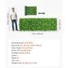 VEVOR Artificial Plant Wall, 40 x 120 in Artificial Boxwood Panels, Sun Protection Greenery Backdrop Privacy Hedge Fence, Fake Grass Screen for Wedding, Indoor, Outdoor Garden, Backyard (1 PC)