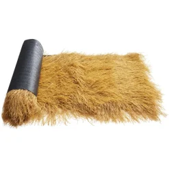 VEVOR Artificial Thatch Grass Roof, 1.6 x 19.7 ft Tiki Bar Hut Thatch Roofing Roll, Waterproof & Fire-Resistant, Palapa Tiki Roof Mat for Patio Pool Beach Tropical Hawaiian Party Décor