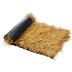 VEVOR Artificial Thatch Grass Roof, 1.6 x 19.7 ft Tiki Bar Hut Thatch Roofing Roll, Waterproof & Fire-Resistant, Palapa Tiki Roof Mat for Patio Pool Beach Tropical Hawaiian Party Décor