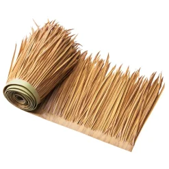 VEVOR Artificial Thatch Grass Roof, 1.3 x3.2 ft Mexican Style Tiki Bar Hut Skirt Thatch Roofing Roll, Waterproof & Fire-Resistant, Palapa Duck Blind Grass for Patio Pool Beach Hawaiian Party Décor