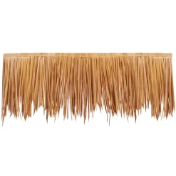 VEVOR Artificial Thatch Grass Roof, 1.3 x3.2 ft Mexican Style Tiki Bar Hut Skirt Thatch Roofing Roll, Waterproof & Fire-Resistant, Palapa Duck Blind Grass for Patio Pool Beach Hawaiian Party Décor