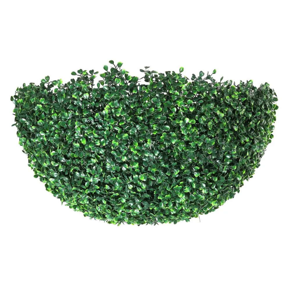 VEVOR Artificial Topiaries Boxwood Trees, 20” Tall (2 Pieces), Ball-Shape Faux Topiaries Plant, All-year Green Feaux Plant Decorative Balls for Backyard, Balcony,Garden, Wedding and Home Décor