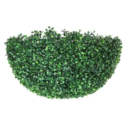 VEVOR Artificial Topiaries Boxwood Trees, 16” Tall (2 Pieces), Ball-Shape Faux Topiaries Plant, All-year Green Feaux Plant Decorative Balls for Backyard, Balcony,Garden, Wedding and Home Décor