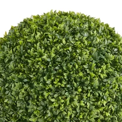 VEVOR Artificial Topiary Ball, 23 inch Faux Boxwood Plant Balls, Fake Silk Tree Look Real, Easy Assembly for Decor Front Porch Outdoor Patio Garden Balcony Backyard and Indoor Home Wedding, Green