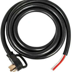 VEVOR 25' 50A RV Camp Power Cord Generator Cord 6/3 + 8/1 AWG NEMA 14-50P to Bare Wire