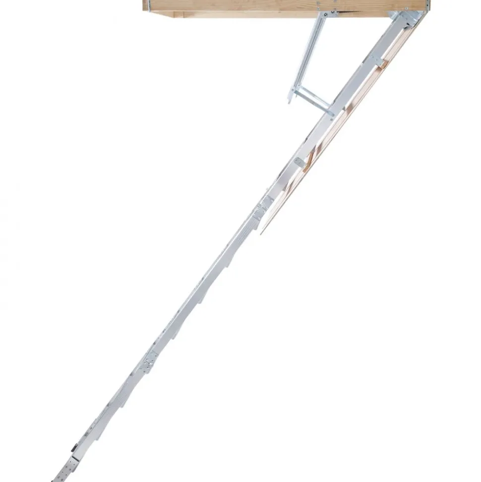 VEVOR Attic Ladder Foldable, 350-pound Capacity, 22.5" x 63", Multi-Purpose Aluminium Extension, Lightweight and Portable, Fits 9.5'-12' Ceiling Heights, Convenient Access to Your Attic Standard