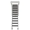 VEVOR Attic Ladder, 660LBS/299.4KG Capacity, Fits 8.5 to 9.4 ft Ceiling Height and 39.4 x 27.5 inch Opening Size, Alloy Steel Pull-Down Retractable Ceiling Stair with Pulling Rod for Attic Loft Roof