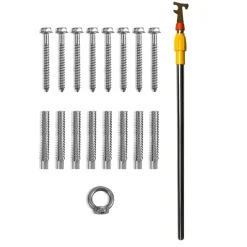 VEVOR Attic Ladder Telescoping, 350-pound Capacity, 39.37