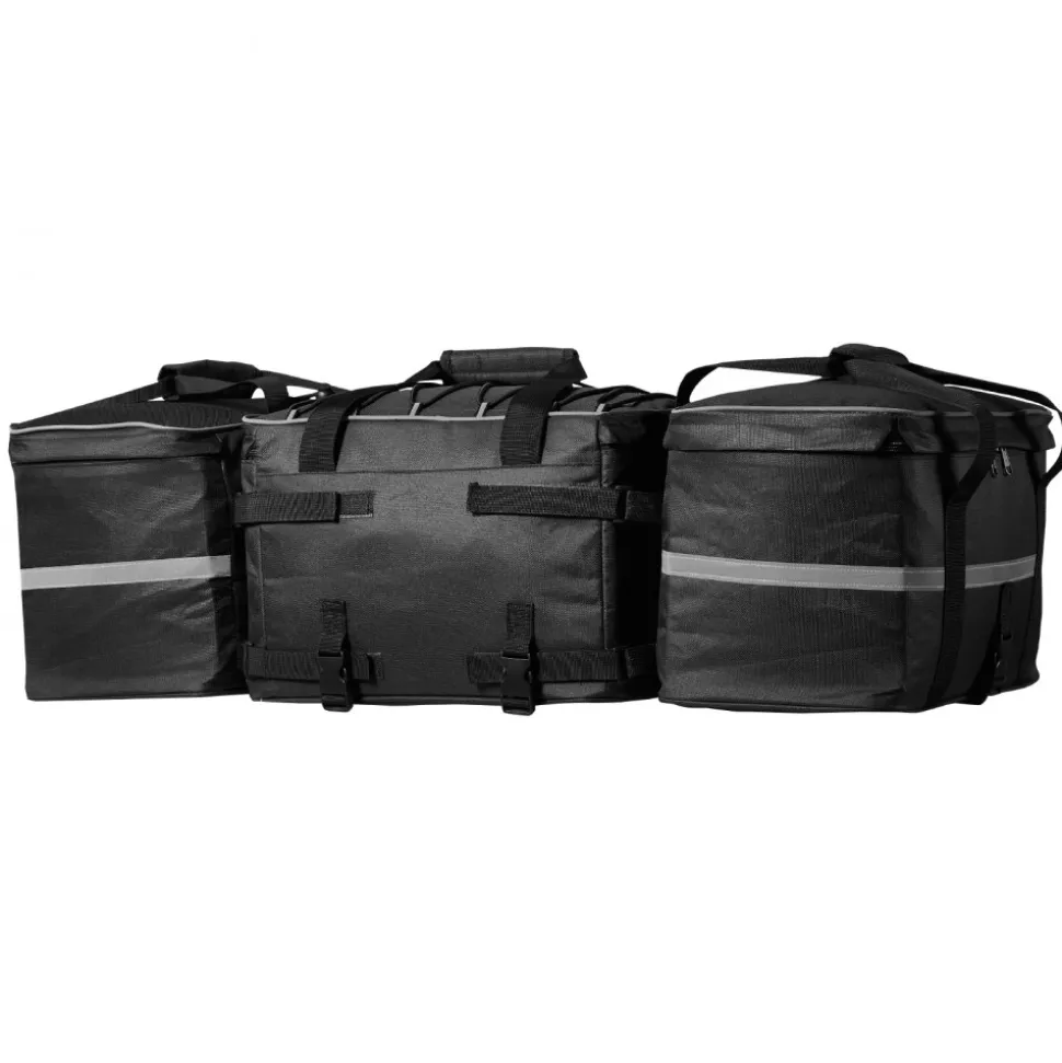 VEVOR ATV Rear Storage Bag, 54L ATV Rear Cargo Bag with 16L Cooler Insulated Bag, 600D Oxford Cloth Storage Rear Rack Seat Bag Fit Most ATVs with Rear Rack, Compatible with ATV, UTV, Can-Am Vehicles